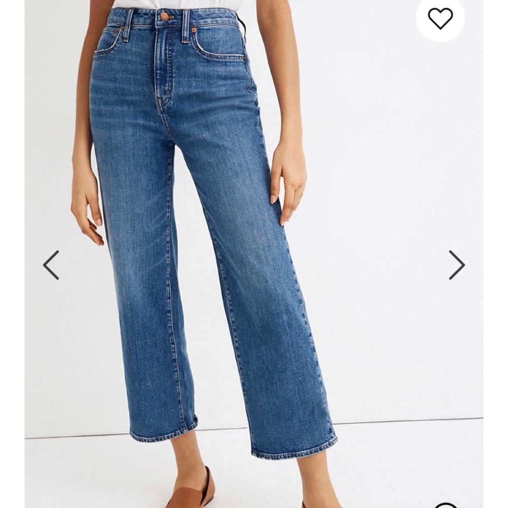 Madewell Curvy Slim Wide Leg Jeans